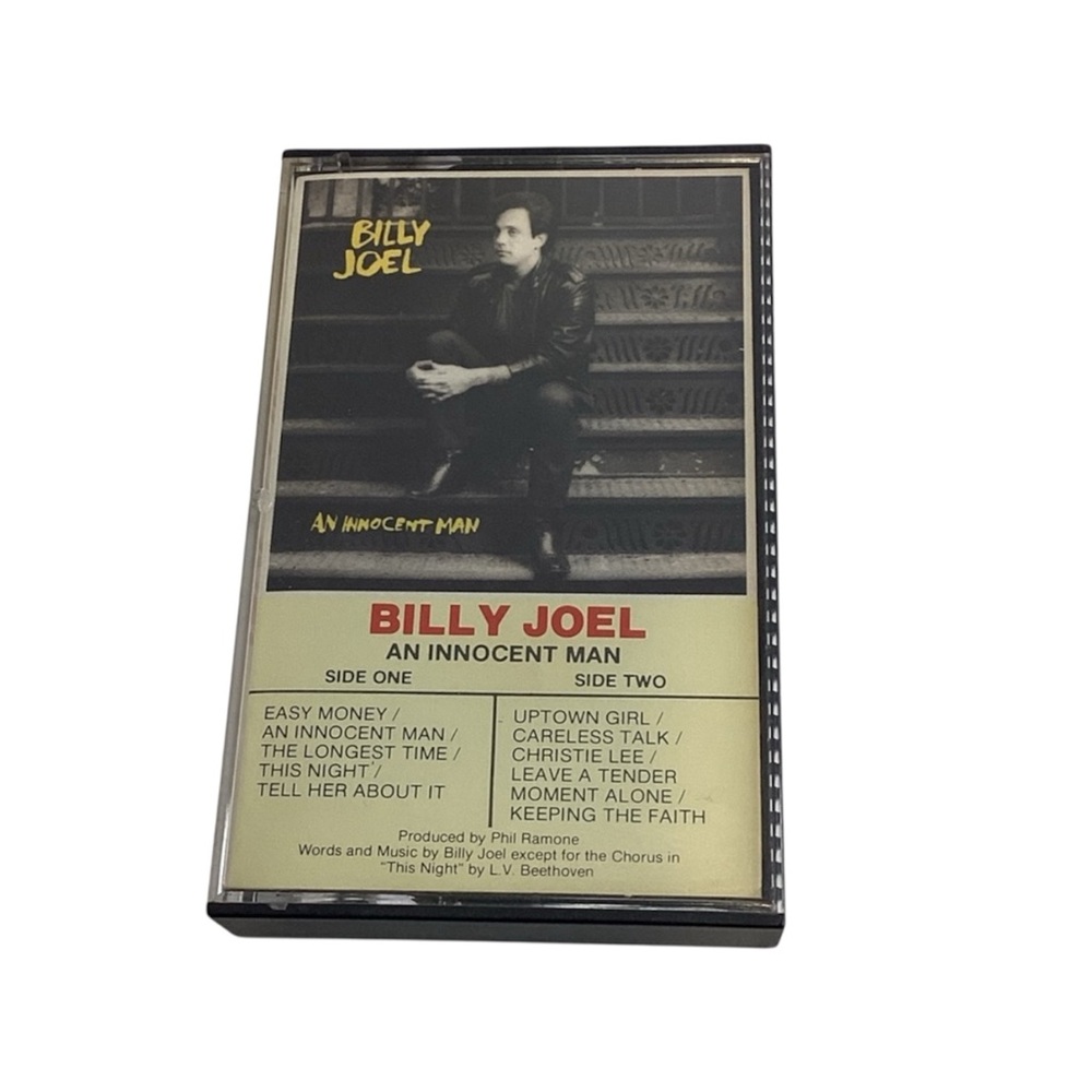 🌺 Billy Joel 'An Innocent Man' Cassette Tape